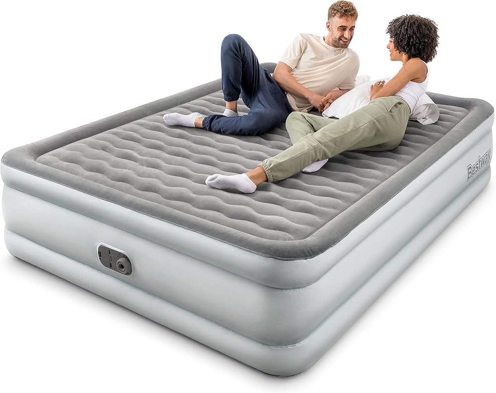 bestway airbed with built in pump