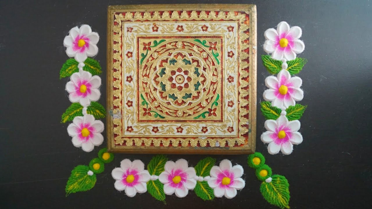 table rangoli design