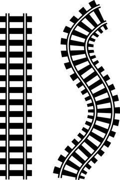 clipart railway track