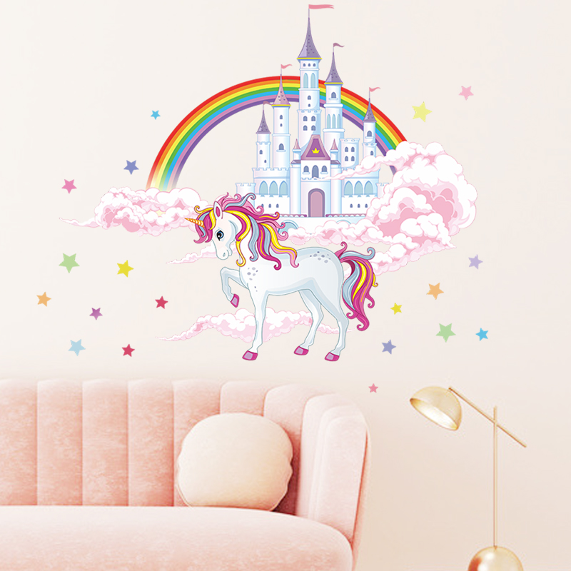 unicorn wall decor stickers