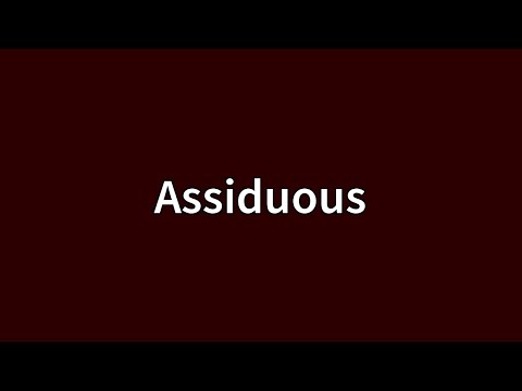 assiduous meaning in telugu