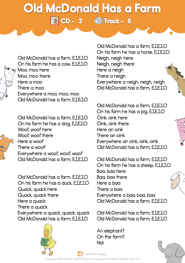 old macdonald farm lyrics