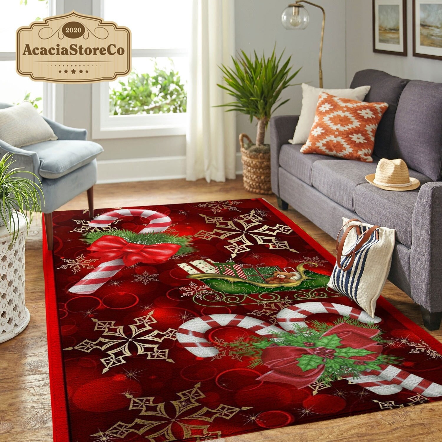 christmas rugs