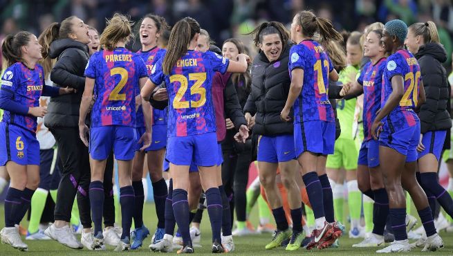 fc barcelona femení vs vfl wolfsburg women timeline