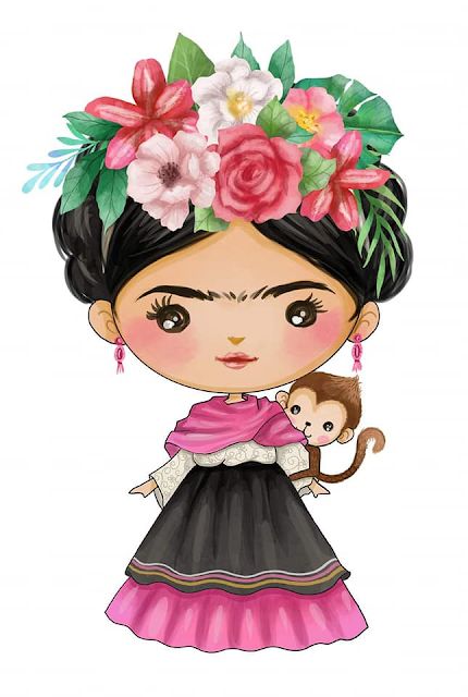 dibujo de frida khalo