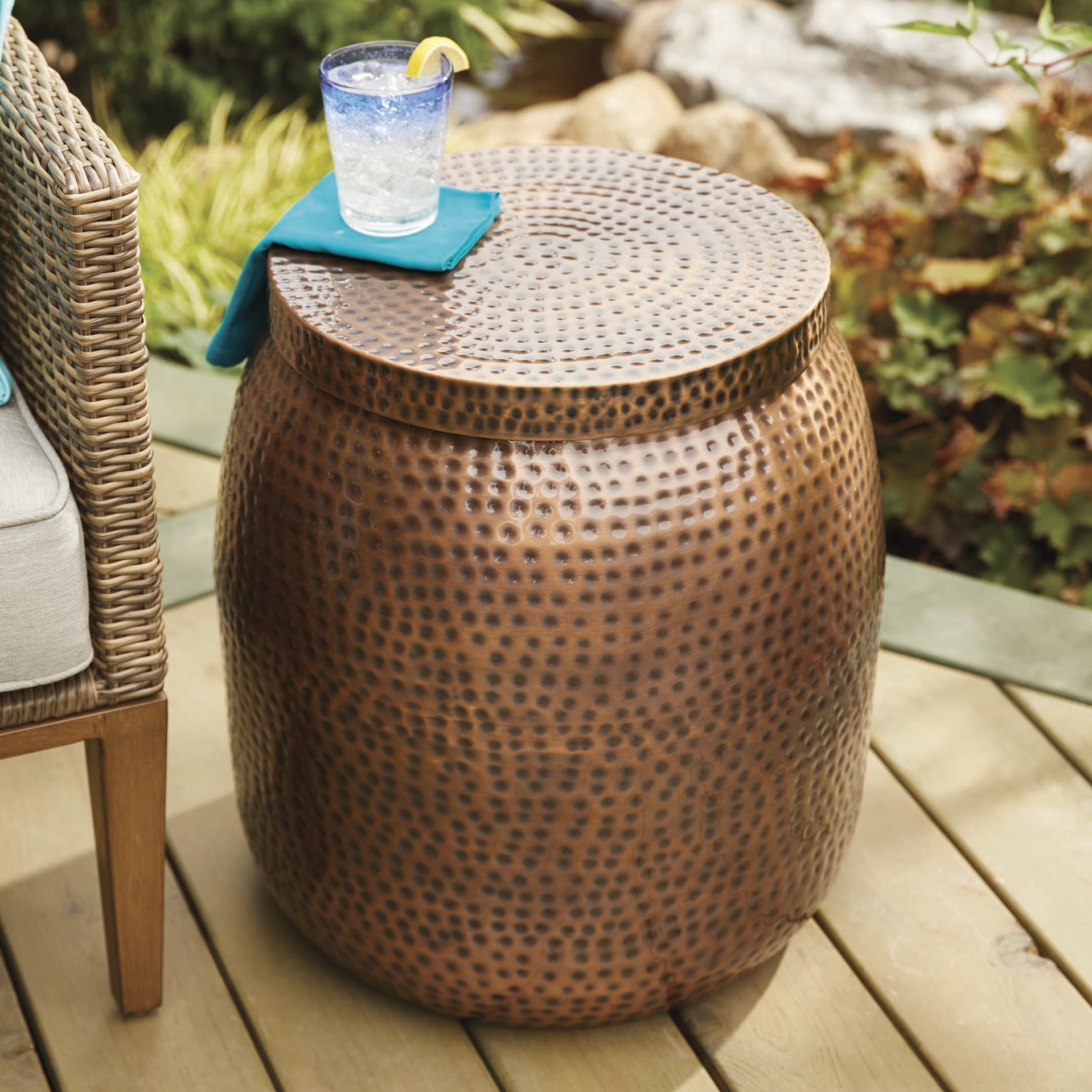 garden stool with storage