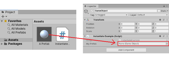 unity 5 instantiate