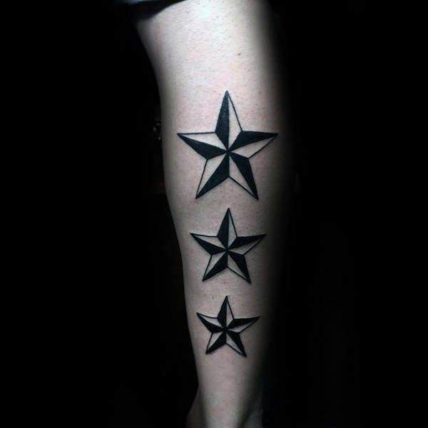 estrellas de tatuajes para hombres