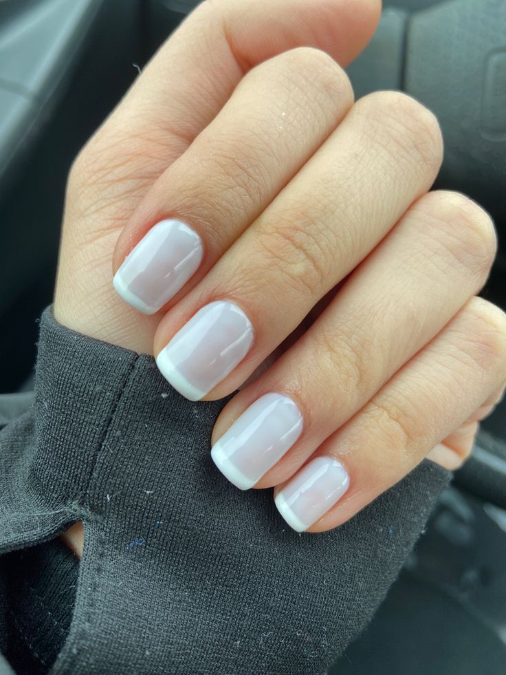 white french nails