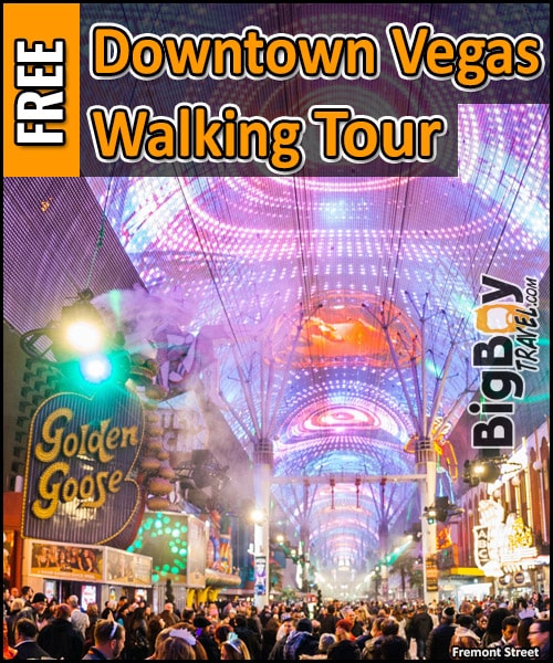 las vegas strip to fremont street map