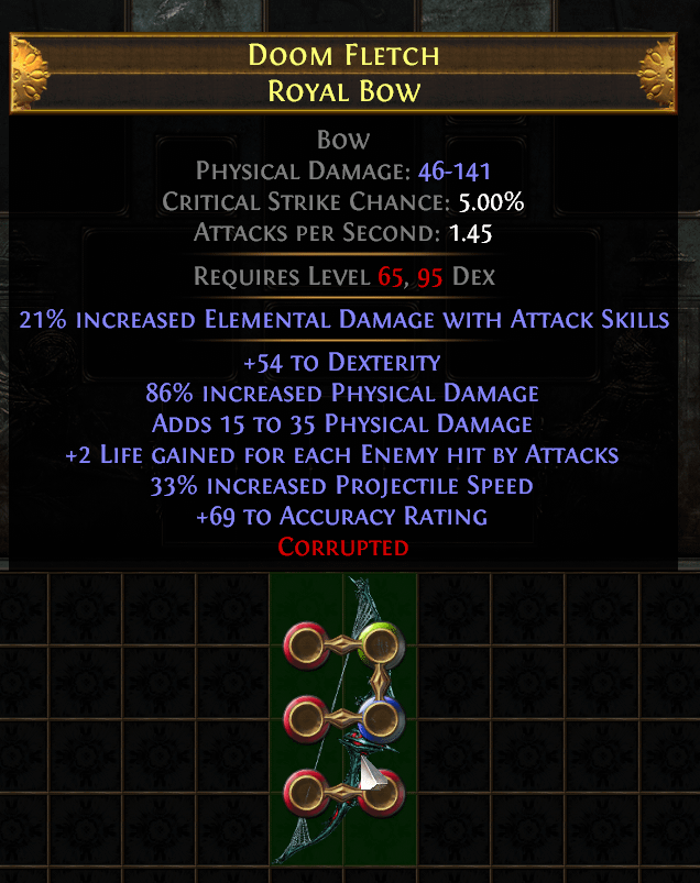 poe royal bow