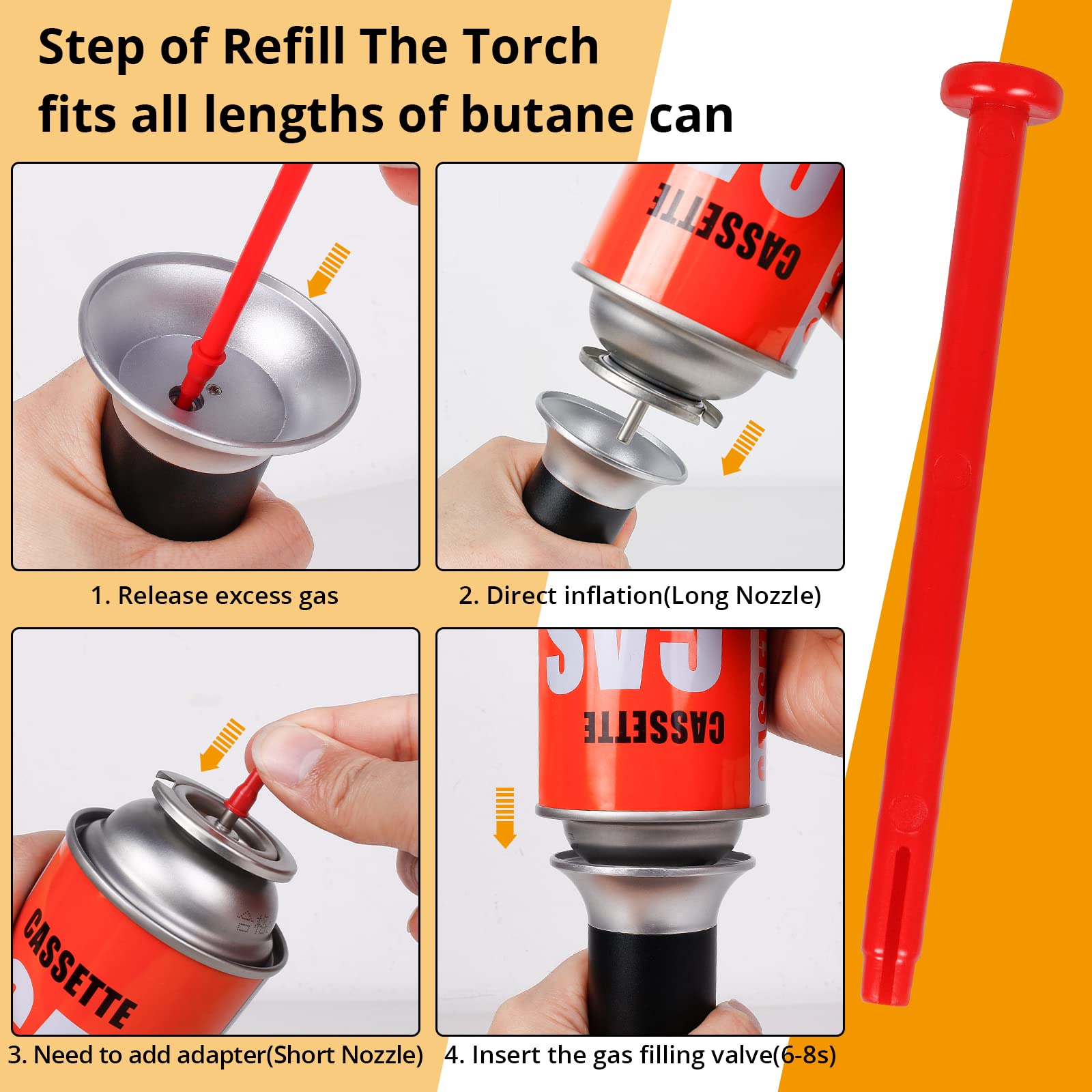 how to refill torch lighter with butane