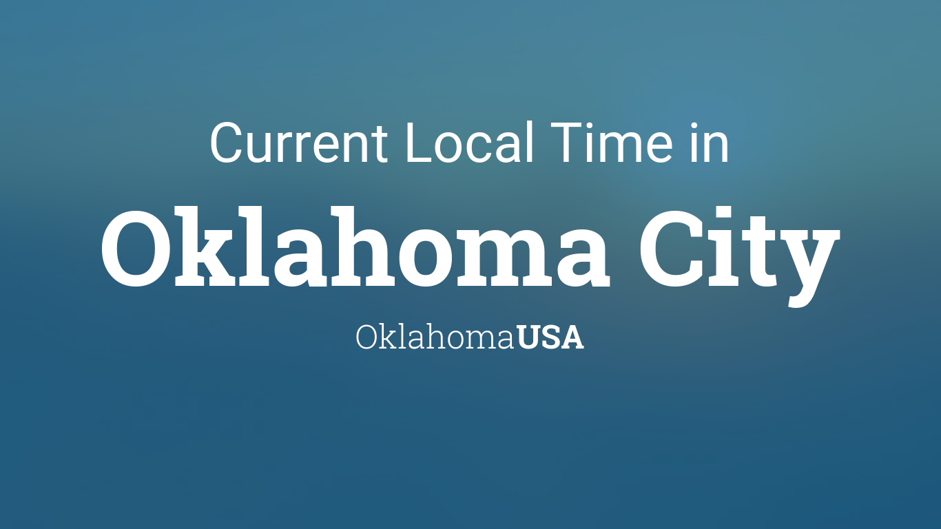 current time in oklahoma