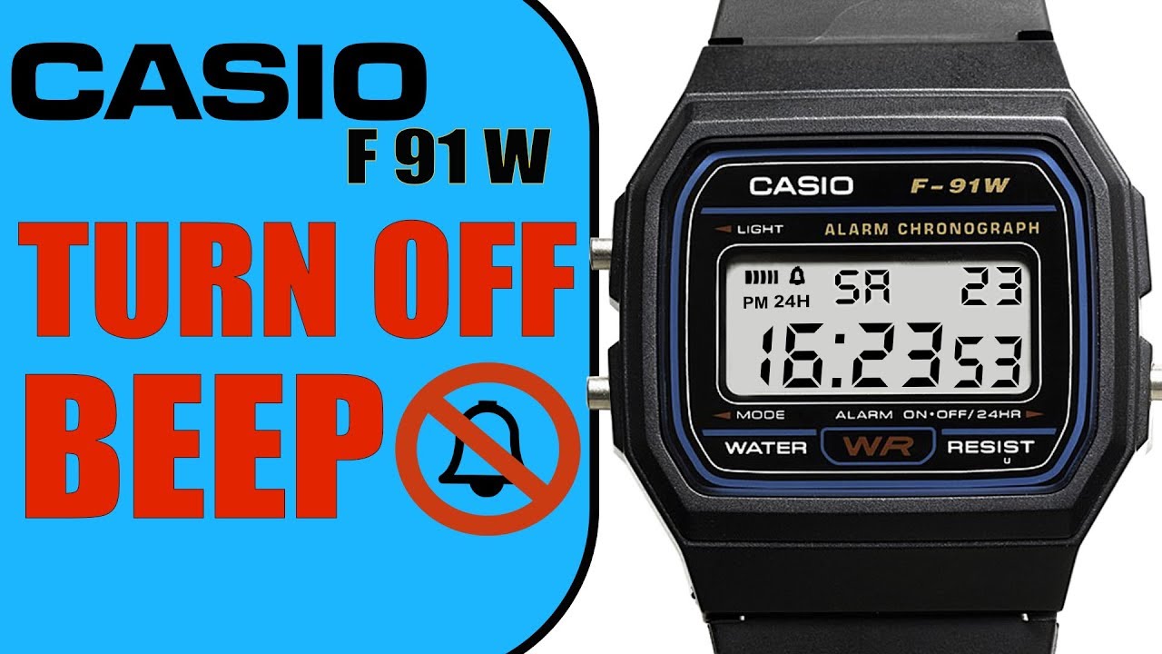 how to turn off alarm on casio watch