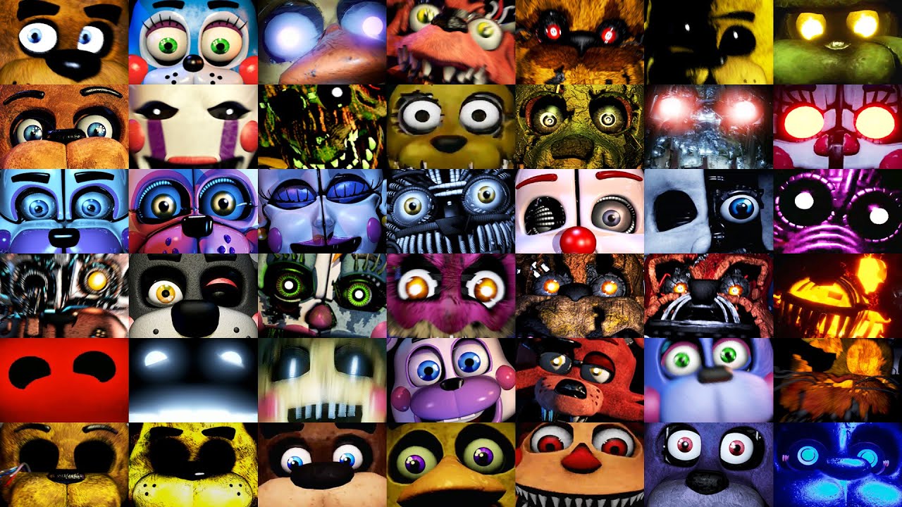 fnaf all jumpscares