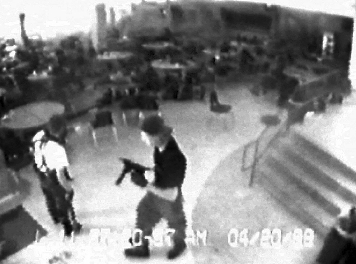 columbine shooting cctv