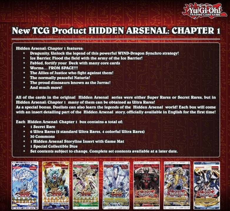 hidden arsenal chapter 1 card list price