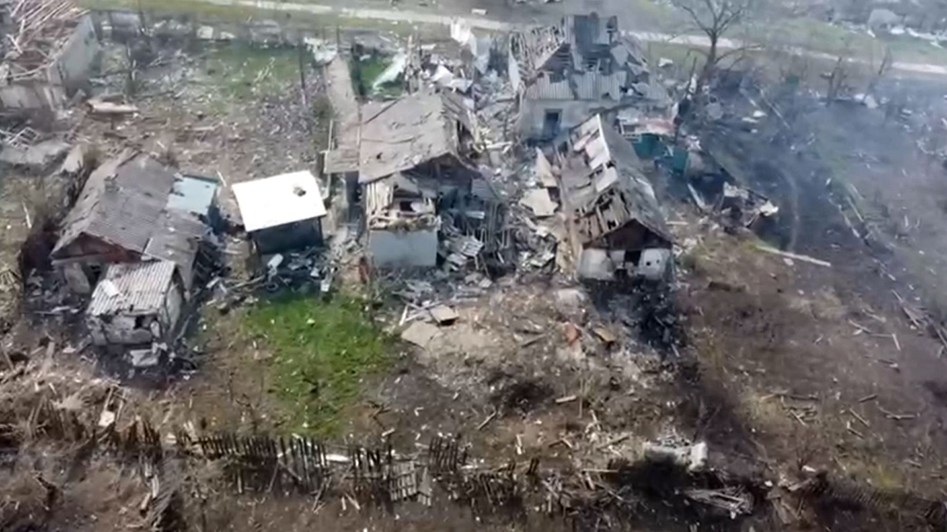 ukraine war footage drone