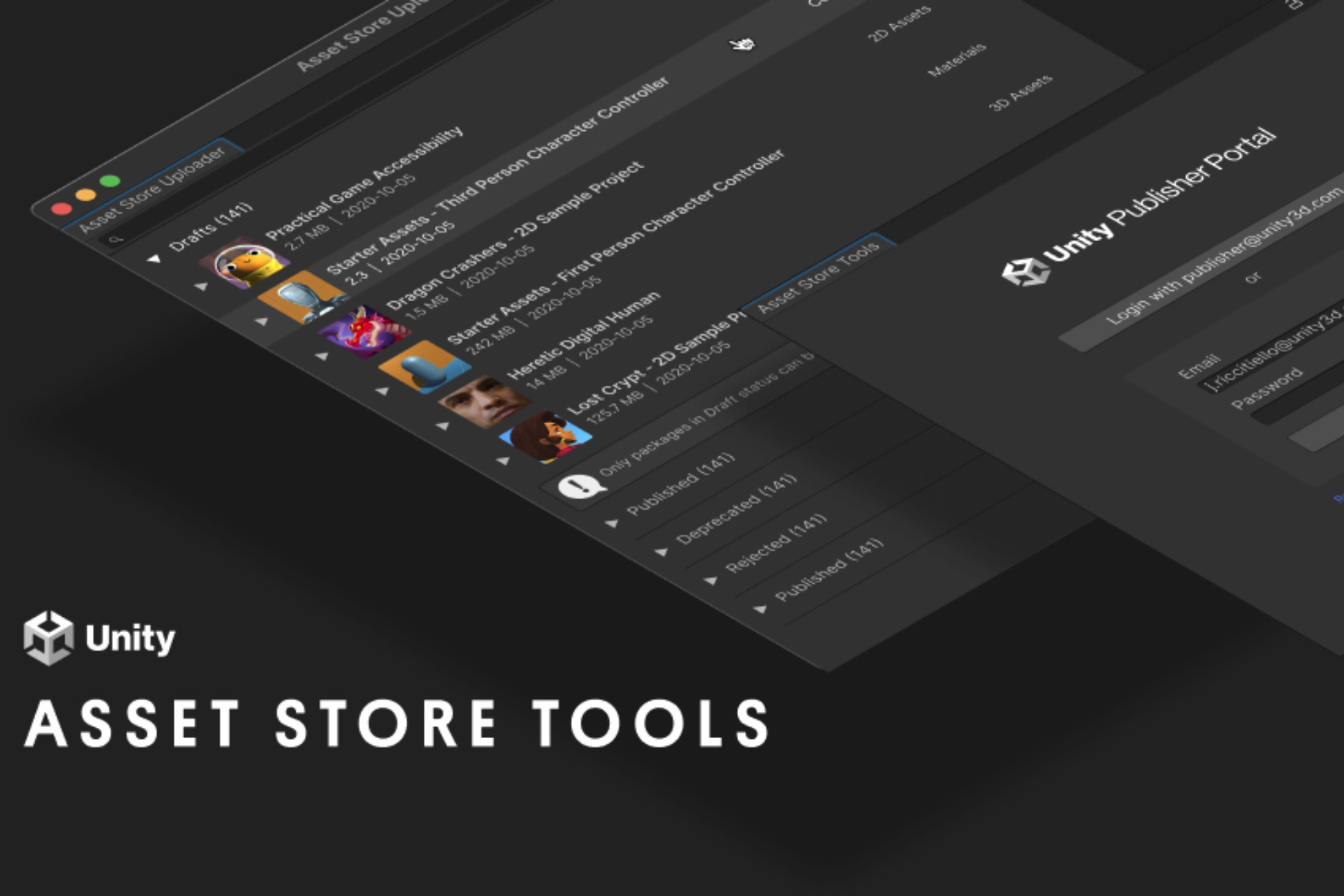 asset store publisher login