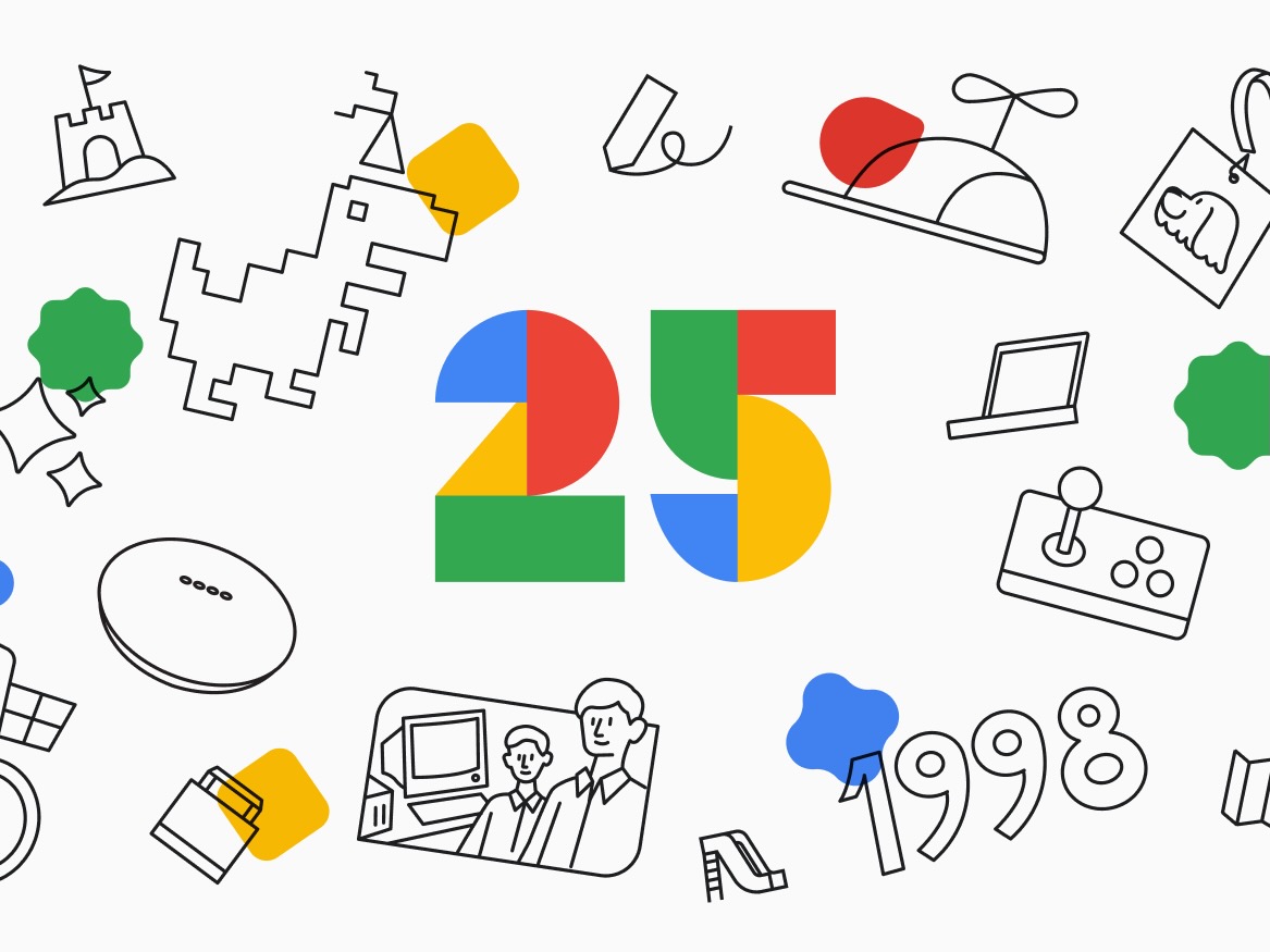 google 25 周岁生日