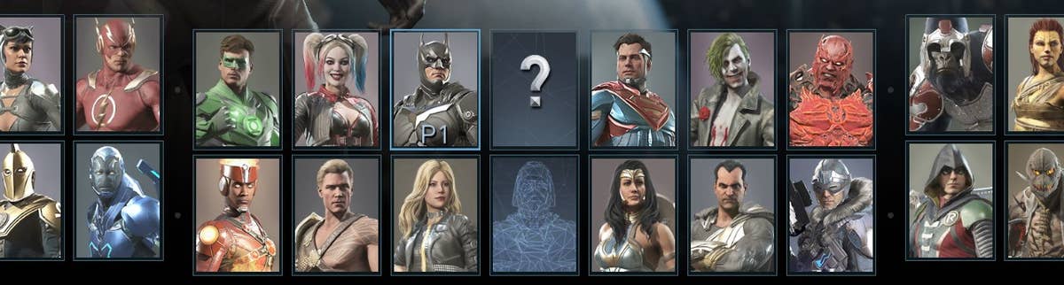 characters on injustice