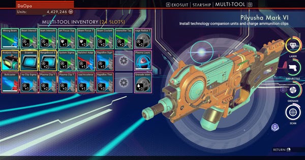 no mans sky multi tool slots