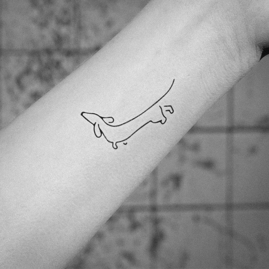 dachshund tattoo