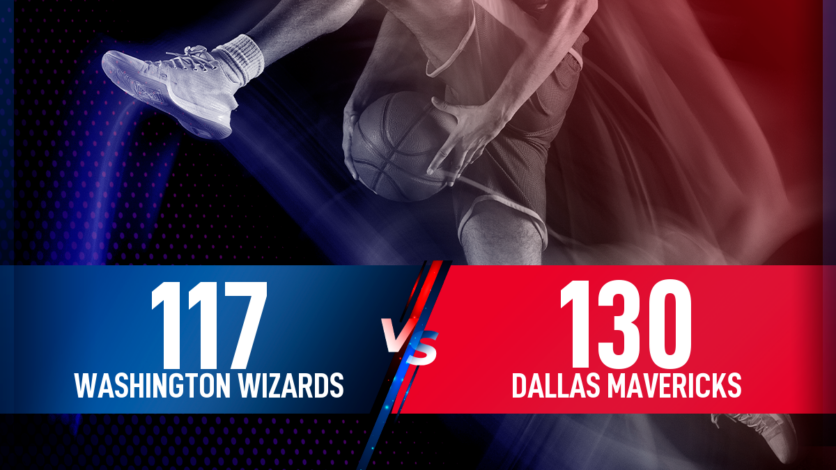 dallas mavericks vs washington wizards match player stats