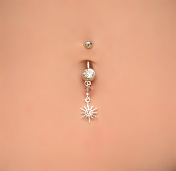 dangling belly bar