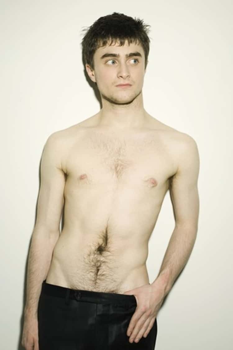 daniel radcliffe no shirt