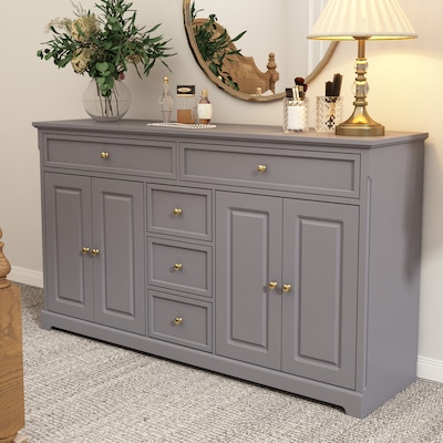 dark gray sideboard