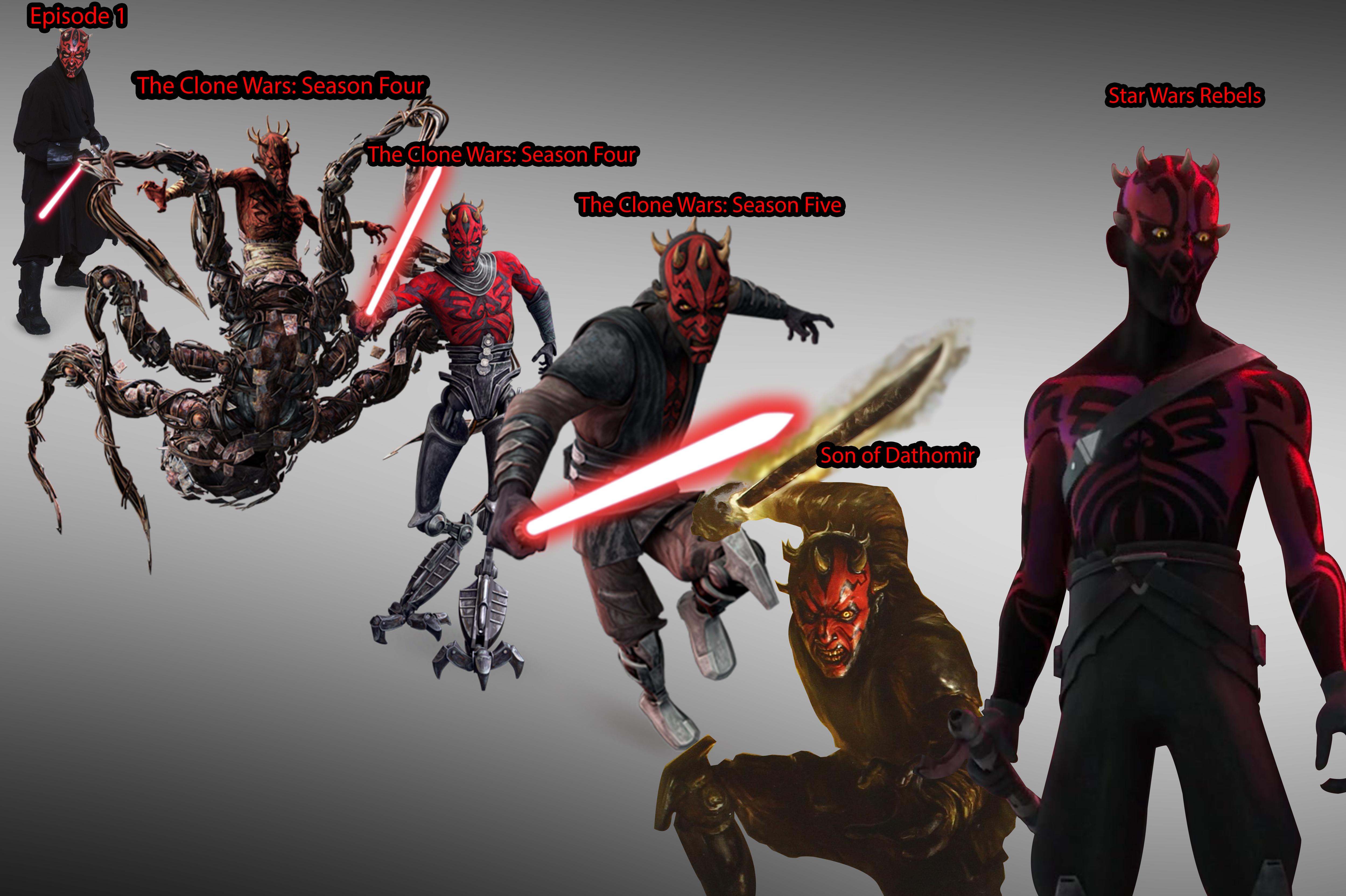 darth maul clone wars episodes