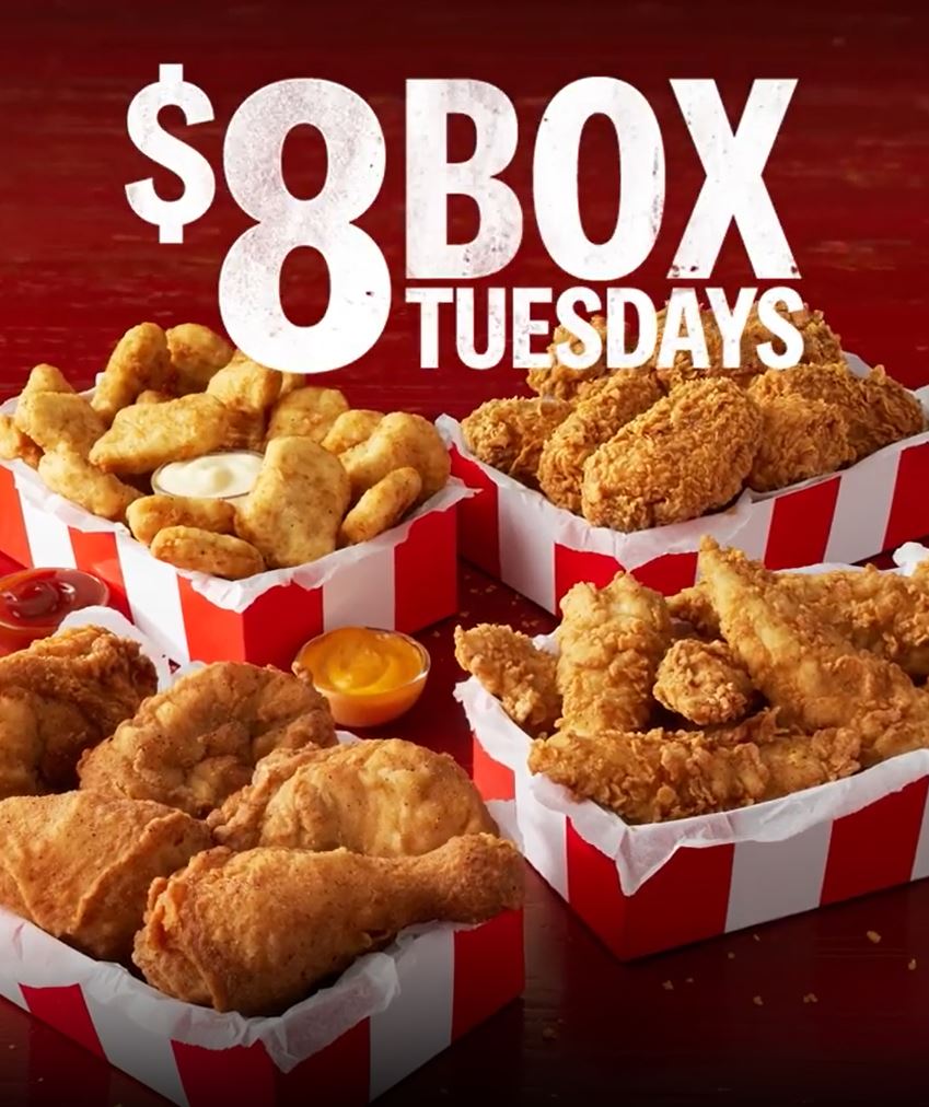 kentucky fried chicken specials tuesday