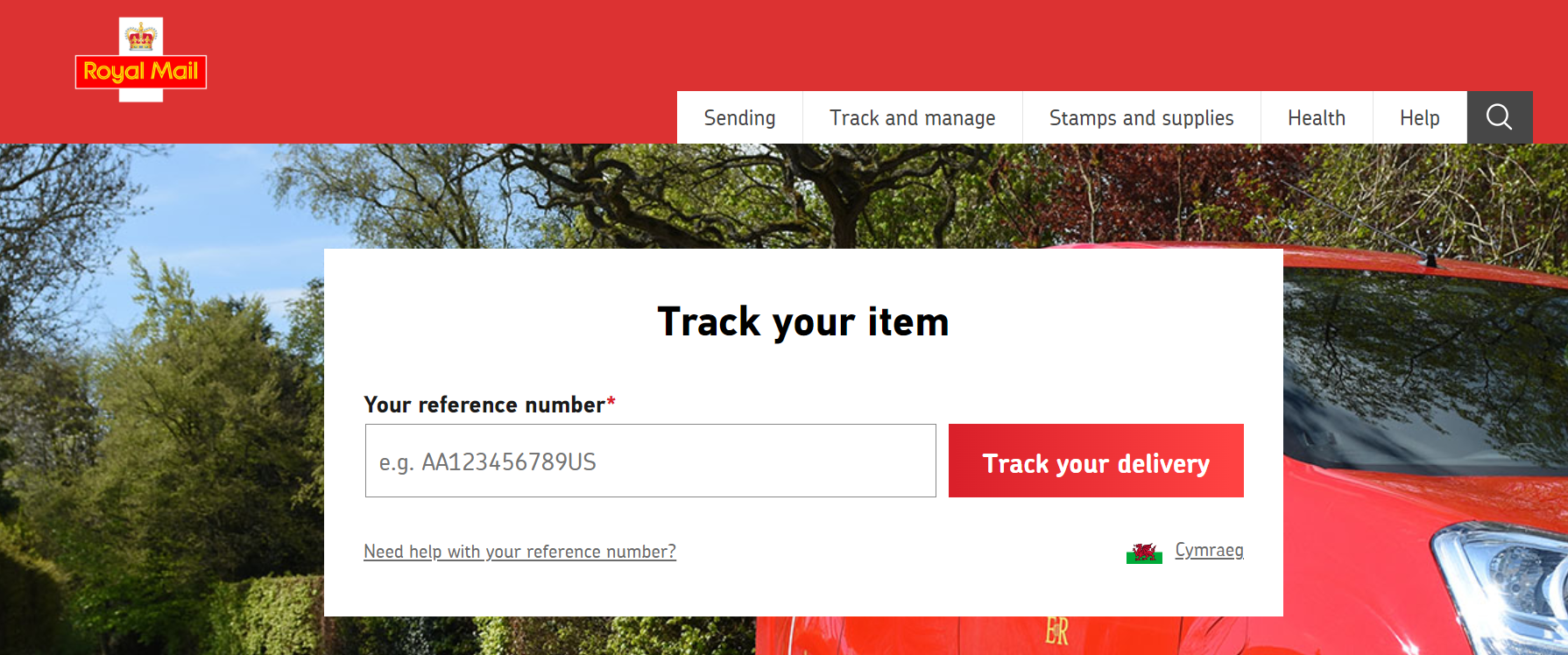 royal mail tracking not working today