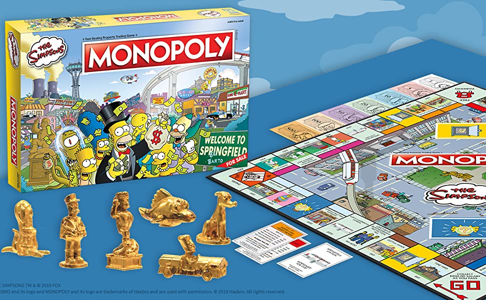 the simpsons monopoly