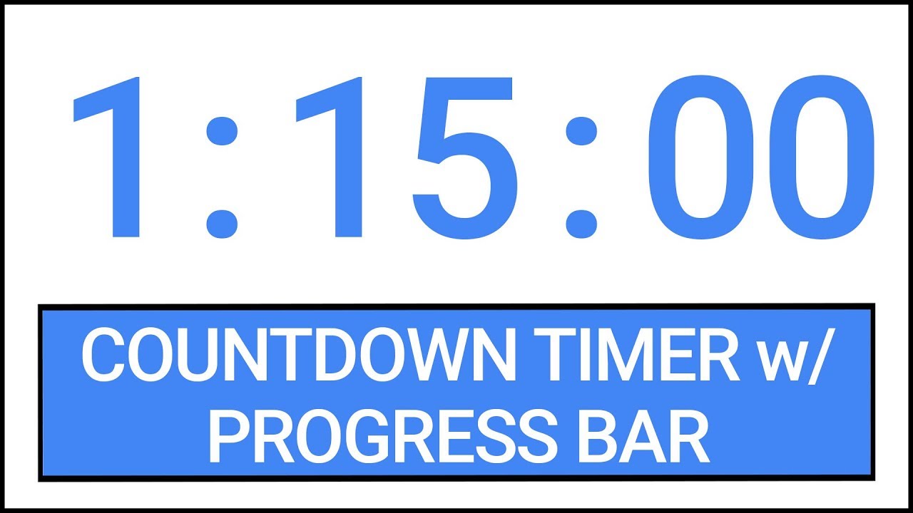 timer 1 hour 15 minutes