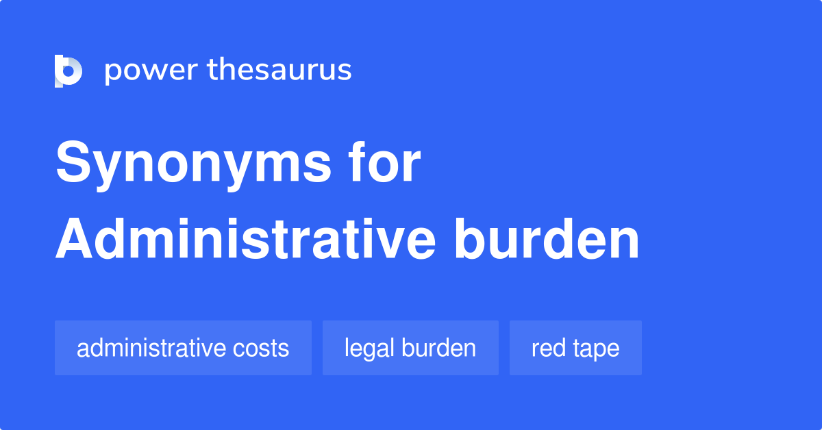 burden synonym