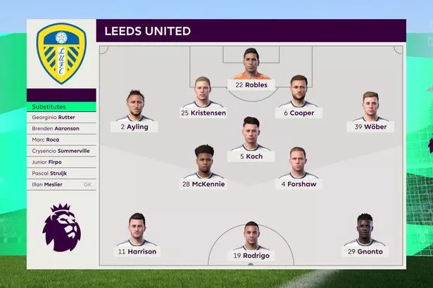 leeds united vs tottenham lineups