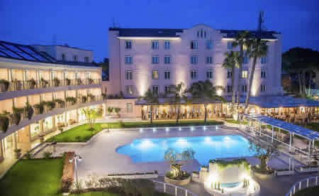 hotel inside rome airport