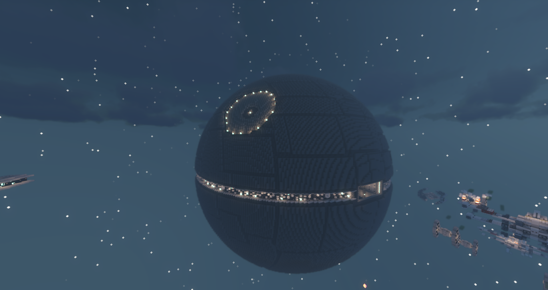 death star in minecraft