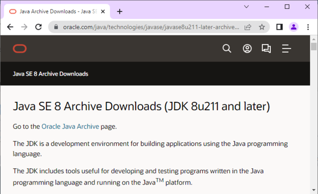 java archive 8