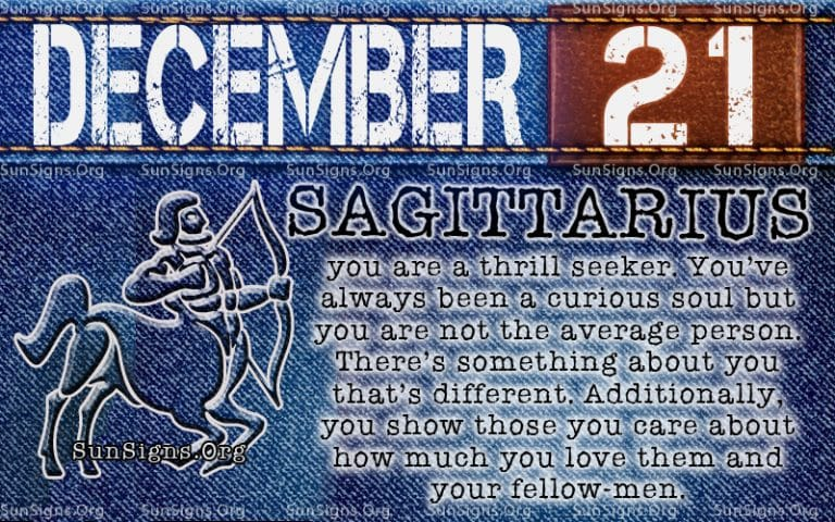 december 21 horoscope sign