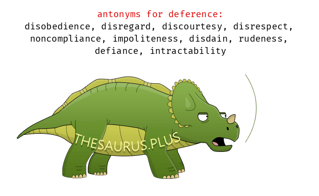 deference antonym