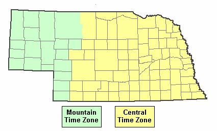 nebraska usa time zone