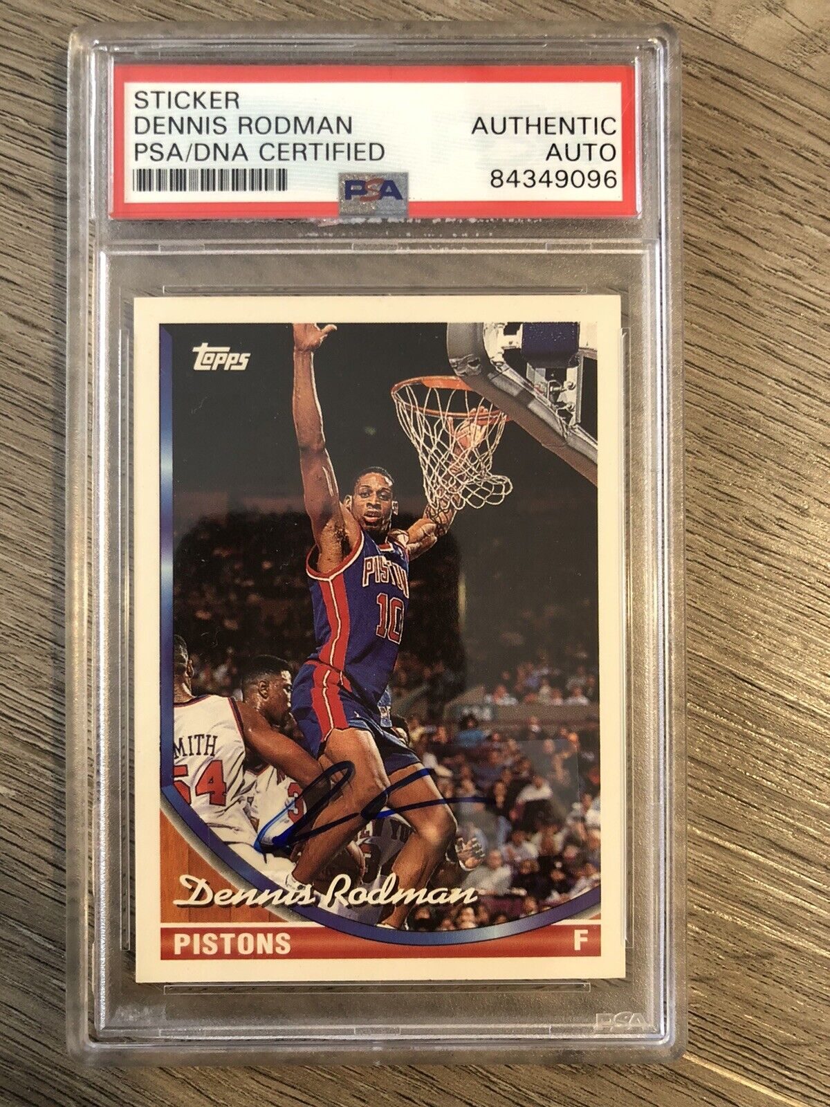 dennis rodman pistons card