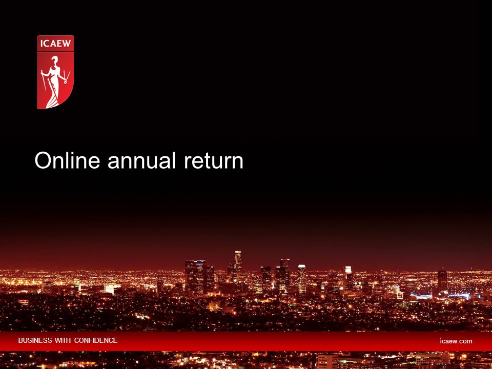 icaew annual return