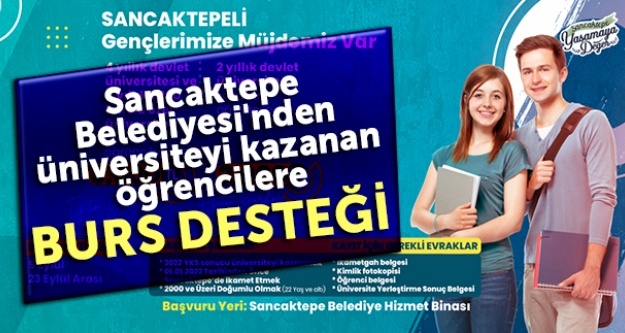 sancaktepe belediyesi öğrenci burs başvurusu