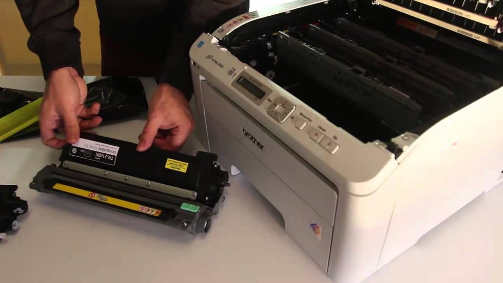 how to replace toner brother printer