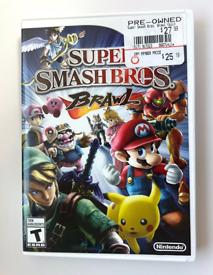 super smash bros wii game