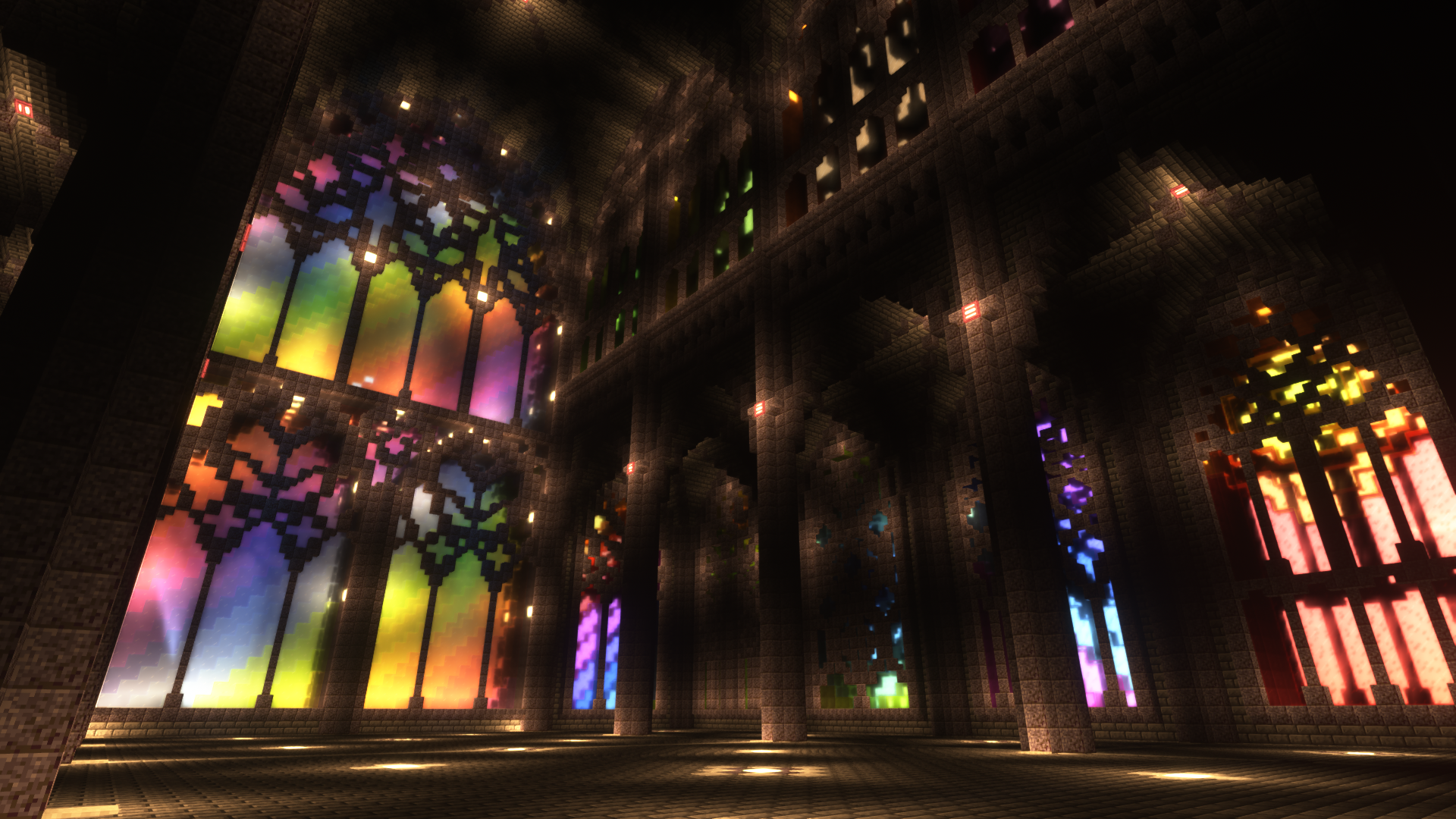 stained glass windows minecraft